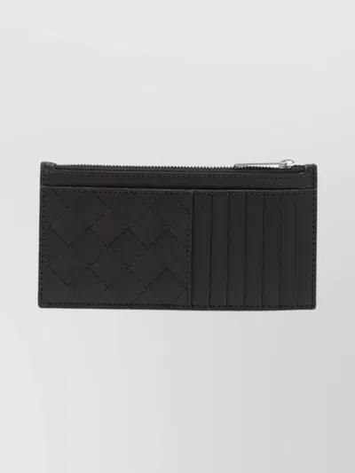 Bottega Veneta Textured Leather Card Holder Compact Design