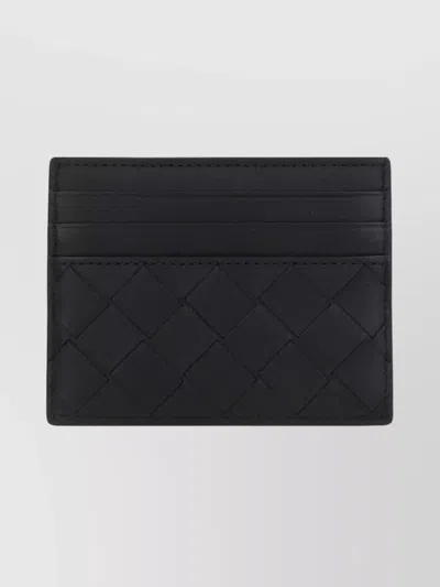 Bottega Veneta Textured Leather Card Holder Compact Design