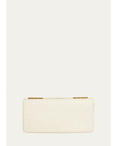Bottega Veneta The 70 Leather Top-handle Bag In Alabaster