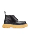 Bottega Veneta Leather Boot In Black
