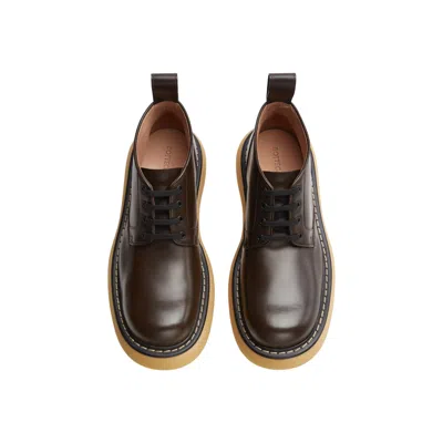 Pre-owned Bottega Veneta The Bounce Swell Ankle Boots In Brown
