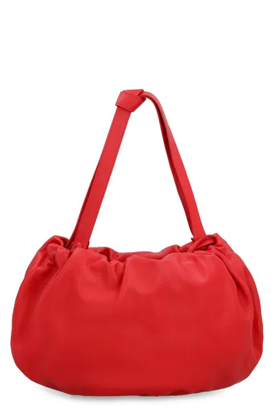 Bottega Veneta The Medium Bulb Tote Bag In Red
