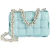 Bottega Veneta The Chain Cassette Bag In Spearmint/silver