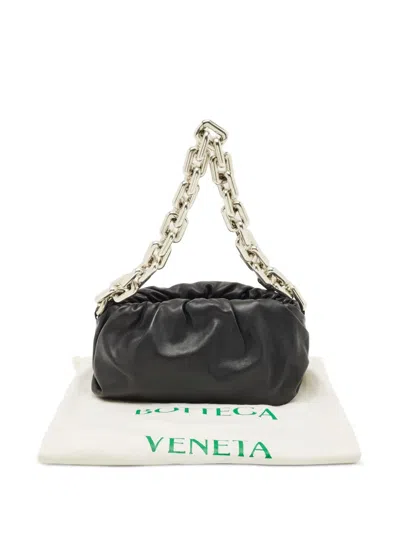 Pre-owned Bottega Veneta The Chain Pouch Shoulder Bag In Black