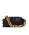 Bottega Veneta The Chain Pouch Shoulder Bag In Black