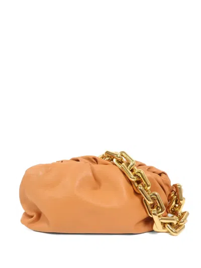 Pre-owned Bottega Veneta The Chain Pouch Shoulder Bag In Neutral