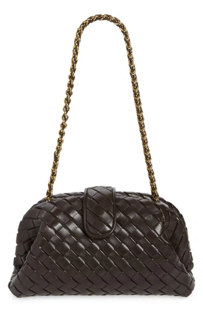 BOTTEGA VENETA THE LAUREN 1980 INTRECCIATO LEATHER CLUTCH