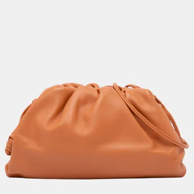 Pre-owned Bottega Veneta The Mini Pouch Bag In Orange