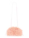 Bottega Veneta Mop-effect Single-strap Clutch In Pink