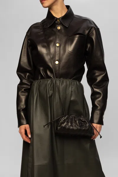 Bottega Veneta ‘the Mini Pouch' Shoulder Bag In Black