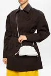 Shop Bottega Veneta ‘the Mini Pouch' Shoulder Bag In White