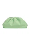 Bottega Veneta The Pouch Clutch Bag In Green