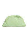 Bottega Veneta The Pouch Clutch Bag In Green