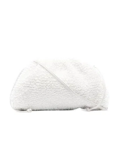 Bottega Veneta The Pouch Clutch Bag In White