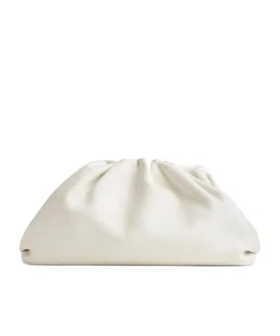 Bottega Veneta The Pouch Clutch Bag In White