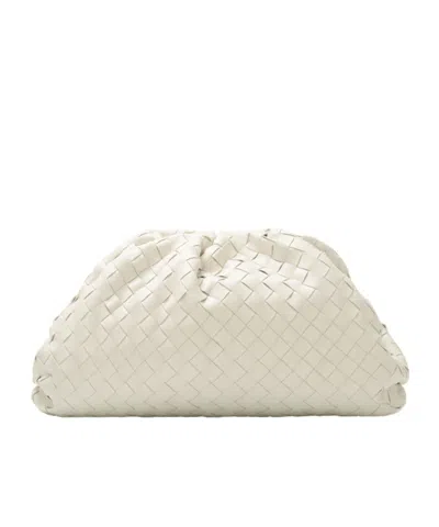 Bottega Veneta The Pouch Intrecciato Bag In Nude | ModeSens