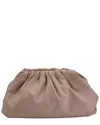 Bottega Veneta The Pouch Leather Clutch
