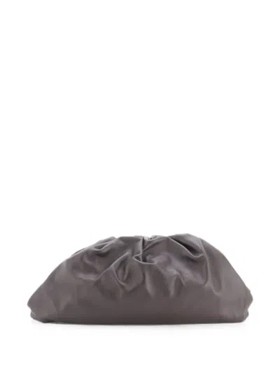 Pre-owned Bottega Veneta The Pouch Leather Clutch Bag In Brown