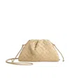 Bottega Veneta The Pouch Leather Crossbody Bag In Nude