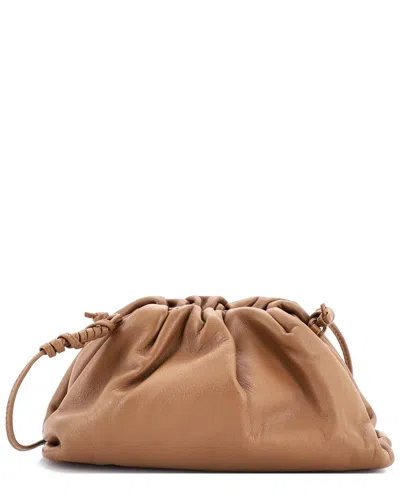 Bottega Veneta The Pouch Leather Mini (authentic Pre-loved) In Brown