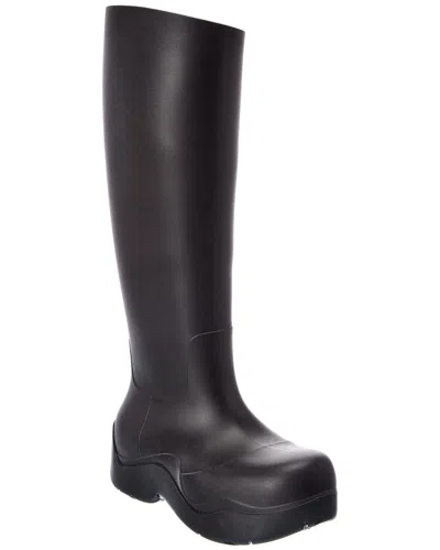Bottega Veneta The Puddle High Rubber Boot In Black