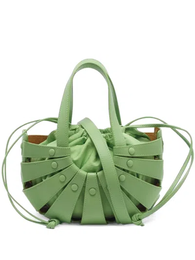 Bottega Veneta The Shell Tote Bag In Black