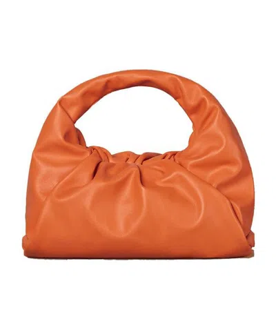 Bottega Veneta The Shoulder Pouch Bag In Red