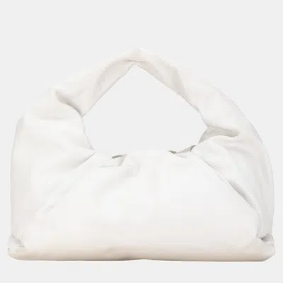 Pre-owned Bottega Veneta The Shoulder Pouch In White