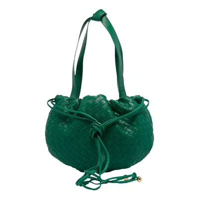 Pre-owned Bottega Veneta The Small Bulb Shoulder Bag 'green'