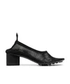 Bottega Veneta Thick Heeled High Heels In Black