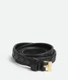 Bottega Veneta Ceinture Fine Watch In Black