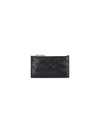 Bottega Veneta Black Cardwallet With Zip And Intrecciato Motif In Leather Woman In Black