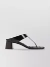 Bottega Veneta Bordeaux Thong Sandals With Kitten Heel And Sole With Intrecciato Motif In Leather Woman