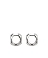 Bottega Veneta Thumbtack Ring Earrings In Gray
