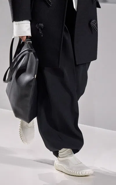 Bottega Veneta Tide High Top Sneaker In White