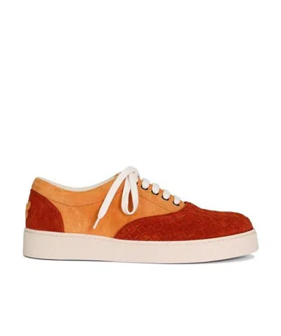 Bottega Veneta Tie Casual Sports Shoes In Multicolor