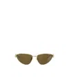 Bottega Veneta Turn Cat-eye Sunglasses In Brown