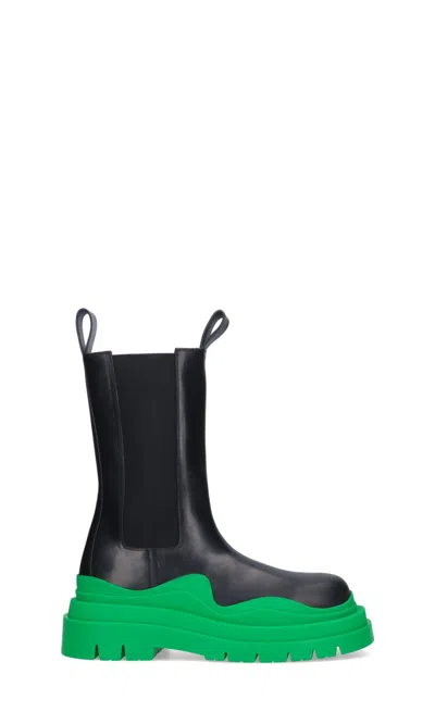 BOTTEGA VENETA TIRE ANKLE BOOTS