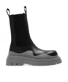 Bottega Veneta Tire Chelsea Boots In Black