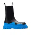 Bottega Veneta Tire Ridged-sole Boots In Black