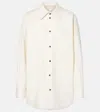 Bottega Veneta Cotton Crochet Shirt In Toile