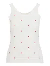 Bottega Veneta Embroidered Matches Tank Top In White