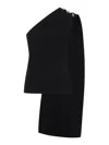 Bottega Veneta One-shoulder Drape Top In Black