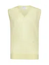Bottega Veneta Cashmere Vest In Daffodil