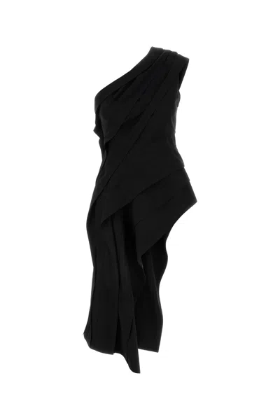 BOTTEGA VENETA TOP IN VISCOSA STRETCH NERA DONNA