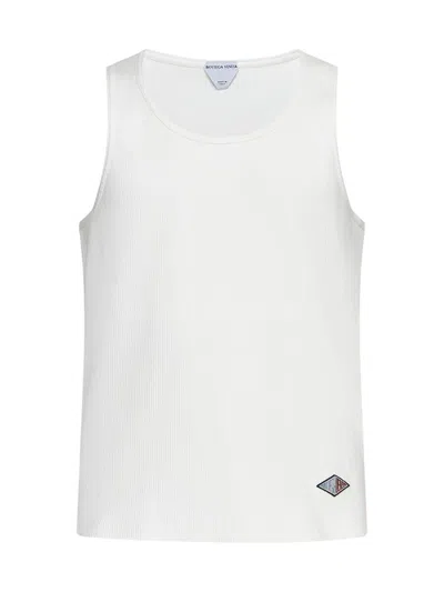 Bottega Veneta Rib Jersey Tank Top In White