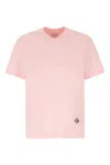 Bottega Veneta Crewneck T-shirt Short Sleeves Straight Hem In Pink