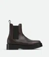 Bottega Veneta Round Head Chelsea Ankle Boots In Fondant