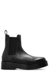 Bottega Veneta Torino Chelsea Ankle Boots In Black
