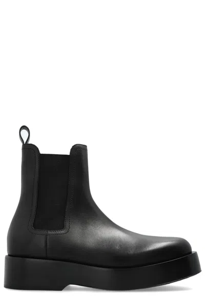 Bottega Veneta Torino Chelsea Boots In Black